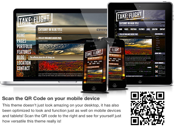 Flight - Responsive Fullscreen Background Theme - 1